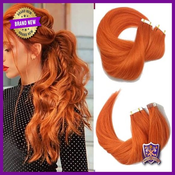 22 Inch Tape In Human Hair Extensions, Remy Hair, 50g, Silky Straight